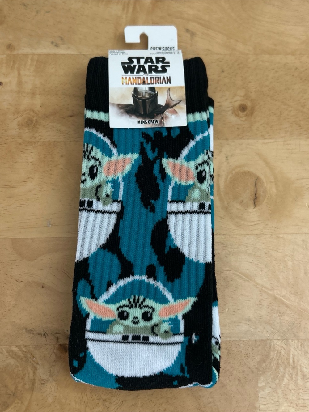 Star Wars The Mandalorian Grogu Pram Men’s Crew Socks